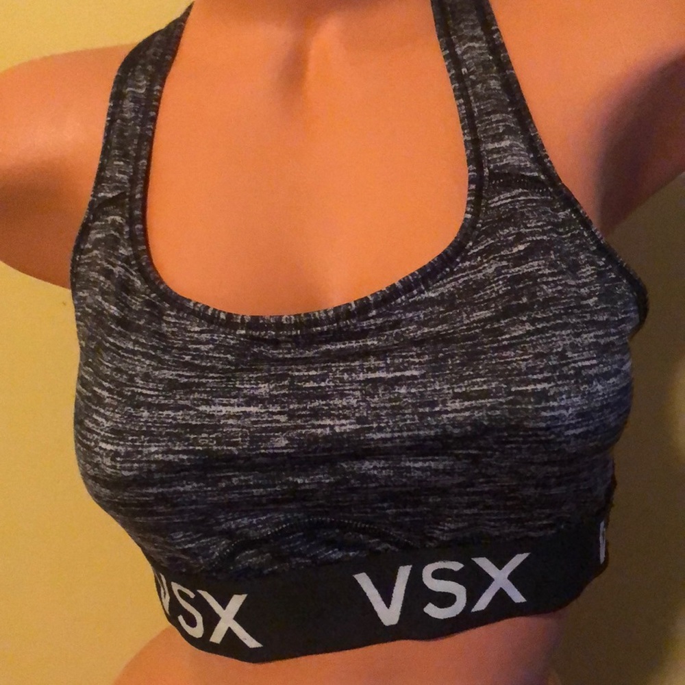 Victoria Secret Black Sports Bra Large!